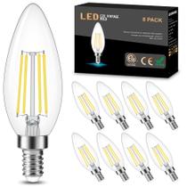 Lâmpada LED de candelabro Cotanic C35 regulável E12 4W 600LM 5000K