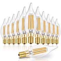 Lâmpada LED de candelabro Hizashi 4W 450lm 2700K E12, pacote com 12