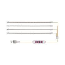 Lâmpada LED De Cultivo Em Tira Para Plantas Internas, Espectro Completo, USB, Regulável, Com Timer,
