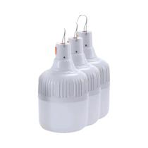 Lâmpada LED De Emergência Para Acampamento Recarregável USB De 60W 80W, Lanterna Portátil Externa