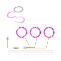 Lâmpada LED De Espectro Completo Para Cultivo Interno, Luz USB DC5V Para Hidroponia, Lâmpada Para