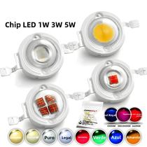 Lâmpada LED De Espectro Completo Quente Frio Branco Para Cultivo 1W 3W 5W Alta Potência Intensidade