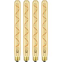 Lâmpada LED de filamento em espiral Leools Vintage T10 30cm 4W 2200K