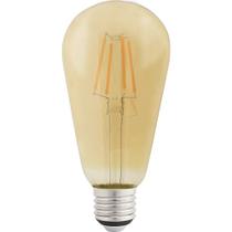 Lâmpada LED de Filamento Tramontina ST64 4 W 2200 K Luz Amarela em Vidro Âmbar
