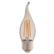 Lâmpada Led De Filamento Vela Chama Tramontina Cf35 Base E27 4 W 2200 K Luz Amarela âmbar Tramontina