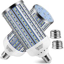 Lâmpada LED de milho FanniCoo 60W 5500lm 6500K E26/E27, pacote com 2