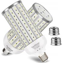 Lâmpada LED de milho FanniCoo 60W 5500lm 6500K E26/E27, pacote com 2