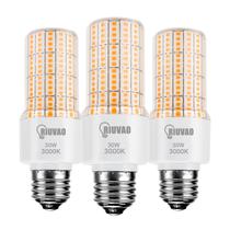 Lâmpada LED de milho RIUVAO 30W 3750LM 3000K E26/E27 Pacote com 3 Lâmpada LED de milho RIUVAO 30W 3750LM 3000K E26/E27 Pacote com 3