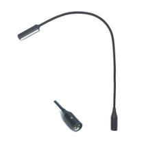 Lâmpada LED de pescoço flexível para DJ JXRYWF 56 cm XLR 3 pinos luz branca Lâmpada LED de pescoço flexível para DJ JXRYWF 56 cm XLR 3 pinos luz branca