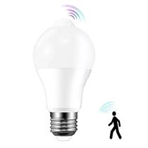 Lâmpada Led De Presença E27 Bulbo Luz Fria Bivolt Com Sensor Detecção Automática Durabilidade