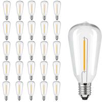 Lâmpada LED de substituição NOTOC regulável de 0,6 W G40/E12, pacote com 25 Lâmpada LED de substituição NOTOC regulável de 0,6 W G40/E12, pacote com 25