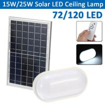 Lâmpada LED de telhado solar IP65 impermeável 15W/25W branca