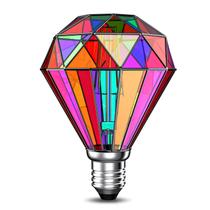 Lâmpada LED de vitrais Hompavo atualizada regulável de 3,5 W Lâmpada LED de vitrais Hompavo atualizada regulável de 3,5 W