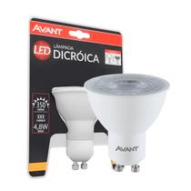 Lâmpada Led Dicroica 4,8w 3000k Biv Gu10 Avant