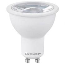 Lampada led dicroica 4,8w 6500k 400lm biv gu10 save energy