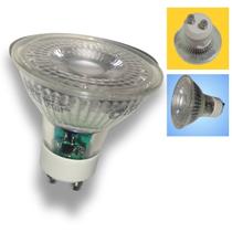 Lâmpada Led Dicróica 4W Gu10 Em Vidro Com Lente De Plástico