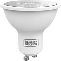 Lampada Led Dicroica Branca 6W Bivolt Base GU10 Black+Decker