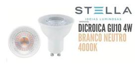 Lâmpada Led Dicroica Gu10 4w Stella Neutro 4000k Sth8534/40
