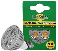 Lâmpada Led Dicróica Mr16 3,6W Gu5,3 Frio 12V Baixa tensão