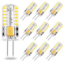 Lâmpada LED DOPKUSS G4 3W 12V AC/DC não regulável, pacote com 10 unidades, branca quente