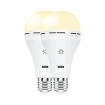 Lâmpada LED E27 Recarregável USB-C Com Controle Remoto Sem Fio, Temporizador E Luz Regulável a Lâmpada LED E27 Recarregável USB-C Com Controle Remoto Sem Fio, Temporizador E Luz Regulável a