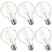 Lâmpada LED Edison E ENERGETIC LIGHTING G25 (G80), pacote com 6