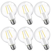 Lâmpada LED Edison E ENERGETIC LIGHTING G25 (G80), pacote com 6