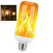 Lampada Led Efeito Fogo Chama 3 Modos E27 Efeito Luz Ambiente Decoraçao Acolhedor Iluminaçao Enfeite Jantar Confraternizaçao Evento Festa Jardim Varan
