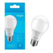 Lâmpada LED Elgin Bulbo A60 Branco-Frio 12W Bivolt 6500K Lâmpada LED Elgin Bulbo A60 Branco-Frio 12W Bivolt 6500K