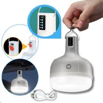 Lâmpada Led Emergência 48W Bateria Recarregável Portátil Acampamento Pesca Camping Lâmpada Led Emergência 48W Bateria Recarregável Portátil Acampamento Pesca Camping