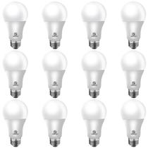 Lâmpada LED Energética 10W 1200lm 2700K A19 75W Equiv. 12 unidades