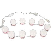 Lâmpada Led Espelho Camarim Maquiagem Usb Ventosa E Adesivo