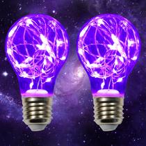 Lâmpada LED Fairy HOWORR Purple 2W E26 15W equivalente Lâmpada LED Fairy HOWORR Purple 2W E26 15W equivalente