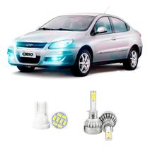 Lampada Led Farol Alto Chery Cielo 2011 A 2012 20000lm Lampada Led Farol Alto Chery Cielo 2011 A 2012 20000lm