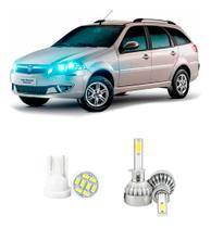 Lampada Led Farol Alto Fiat Palio Weekend 2005-2008 20000lm