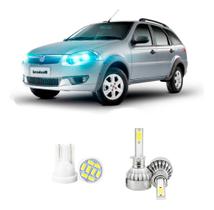 Lampada Led Farol Alto Fiat Palio Weekend 2013-2015 20000lm