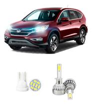 Lampada Led Farol Alto Honda Cr-v 2008 A 2017 20000lm