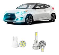 Lampada Led Farol Alto Hyundai Veloster 2014 A 2022 20000lm