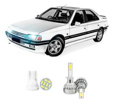 Lampada Led Farol Alto Peugeot 405 1988 A 1995 20000lm