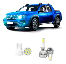 Lampada Led Farol Alto Renault Duster Oroch 2015-22 20000lm