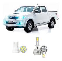Lampada Led Farol Alto Toyota Hilux 2012-2015 20000lm
