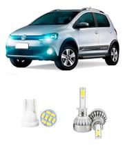 Lampada Led Farol Alto Volkswagen Crossfox 2008-2014 20000lm