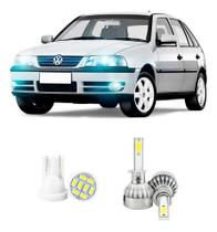 Lampada Led Farol Alto Volkswagen Gol G3 2000 A 2005 20000lm