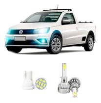 Lampada Led Farol Alto Volkswagen Saveiro 2017-2022 20000lm