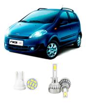 Lampada Led Farol Baixo Chery Face 2011 A 2014 20000lm Lampada Led Farol Baixo Chery Face 2011 A 2014 20000lm