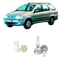 Lampada Led Farol Baixo Fiat Palio Weekend 2001-2004 20000lm