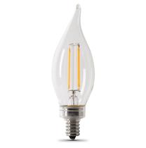 Lâmpada LED Feit Electric 40W CA10 regulável 5000K, pacote com 6 Lâmpada LED Feit Electric 40W CA10 regulável 5000K, pacote com 6