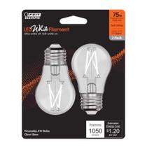 Lâmpada LED Feit Electric A15 E26 Soft White 75W, pacote com 2