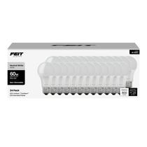 Lâmpada LED Feit Electric A19 10W 800lm 3500K E26, pacote com 24