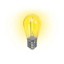 Lâmpada Led Filamento Amarelo 1W E-27 127V 4 Peças Foxlux Lâmpada Led Filamento Amarelo 1W E-27 127V 4 Peças Foxlux